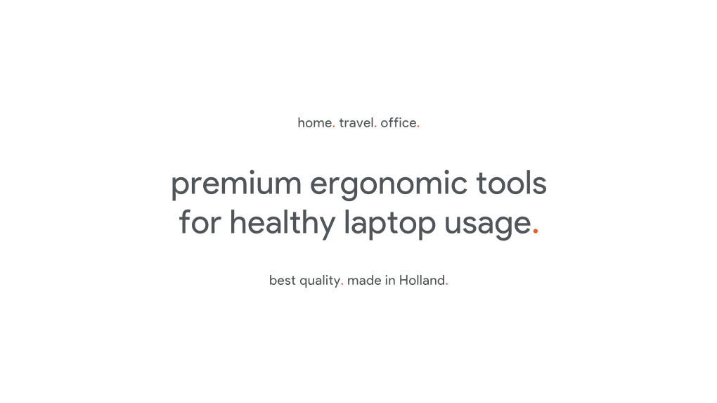 Premium Ergonomic Tools for Healthy Laptop Usage