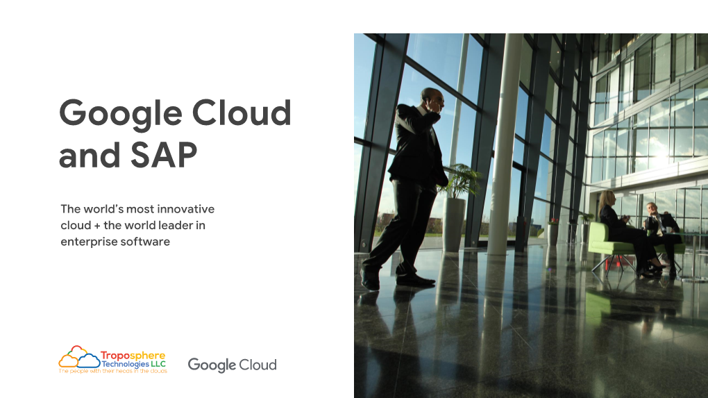 Google Cloud and SAP