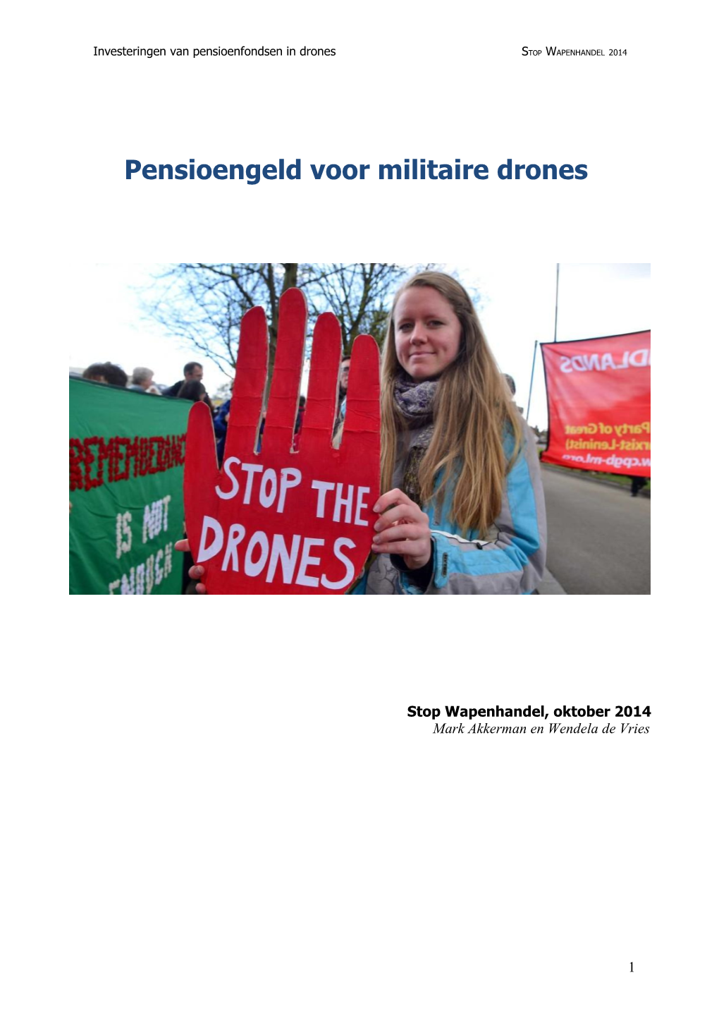 Pensioengeld Voor Militaire Drones