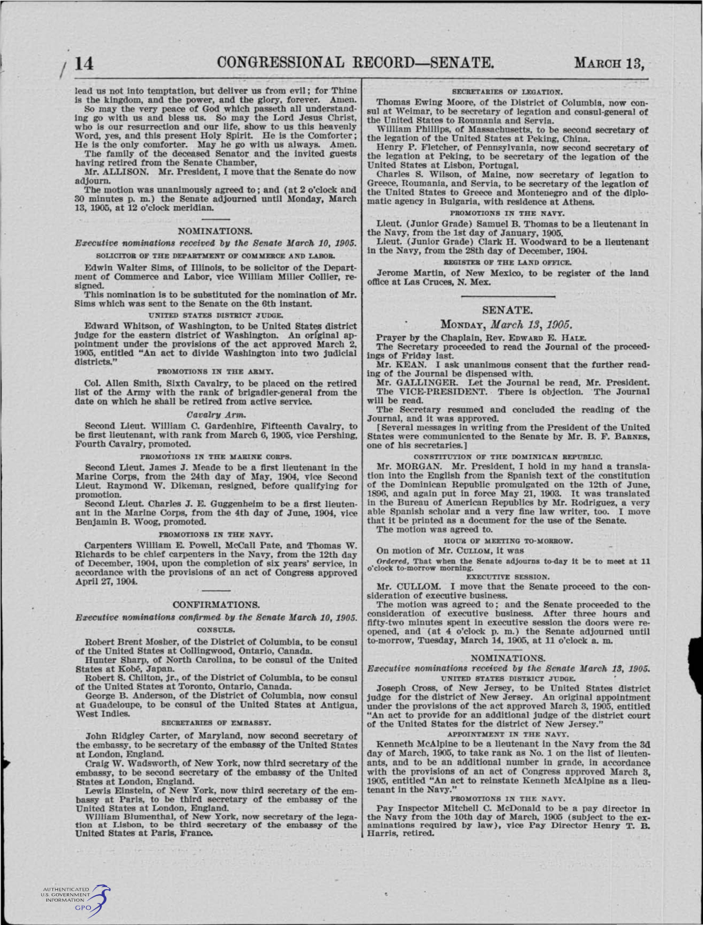 CONGRESSIONAL RECORD-SENATE. Maron 13,