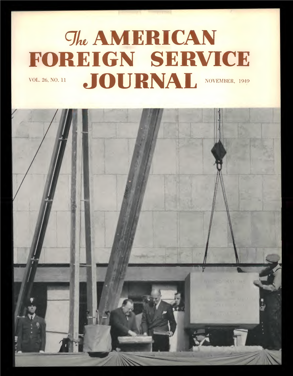 The Foreign Service Journal, November 1949