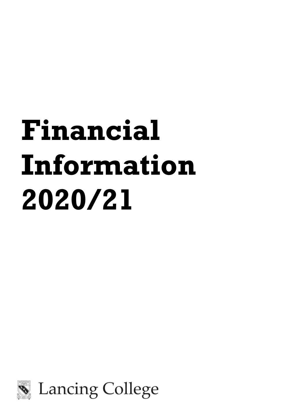 Financial Information 2020/21