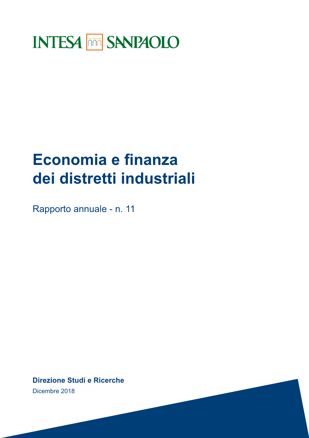 Economia E Finanza Dei Distretti Industriali