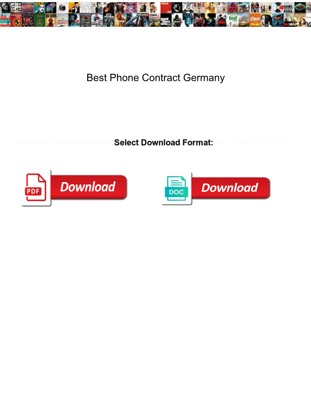 Best Phone Contract Germany