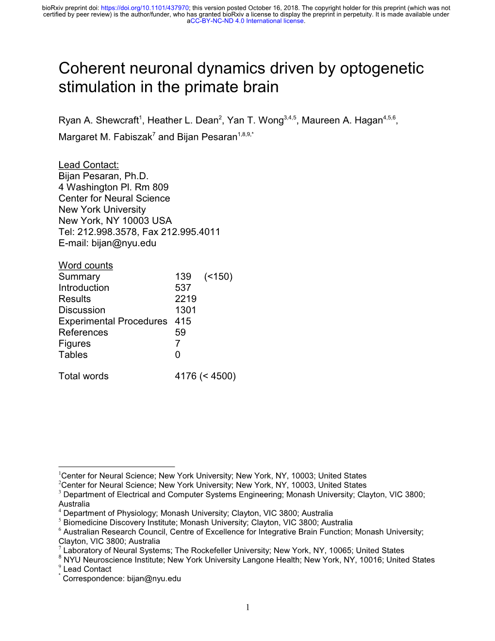 Coherent Neuronal Dynamics Driven by Optogenetic Stimulation in the Primate Brain