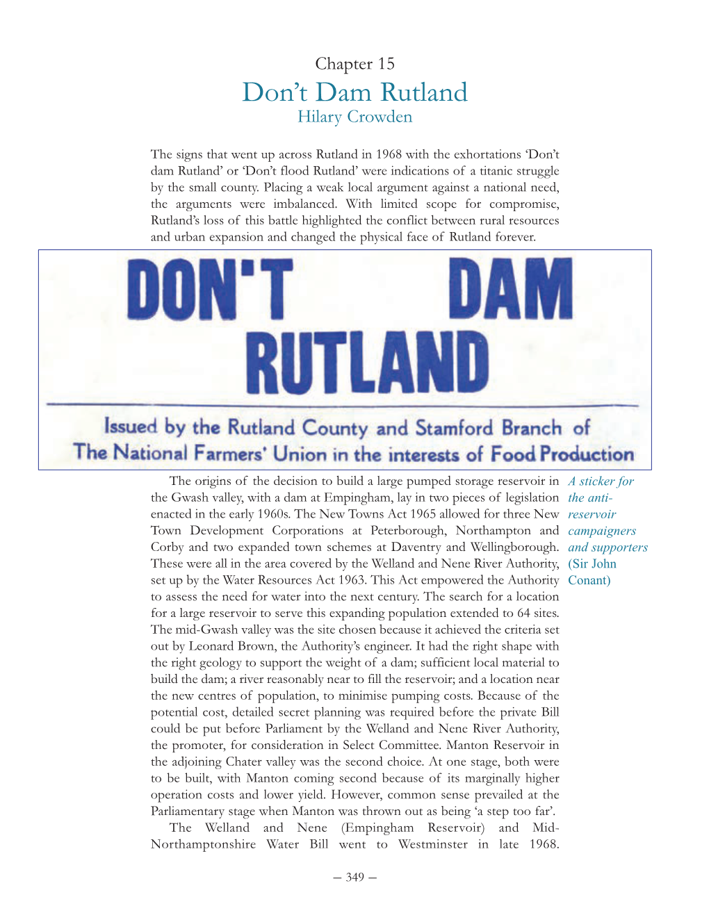 Don't Dam Rutland 10/3/08 13:03 Page 1