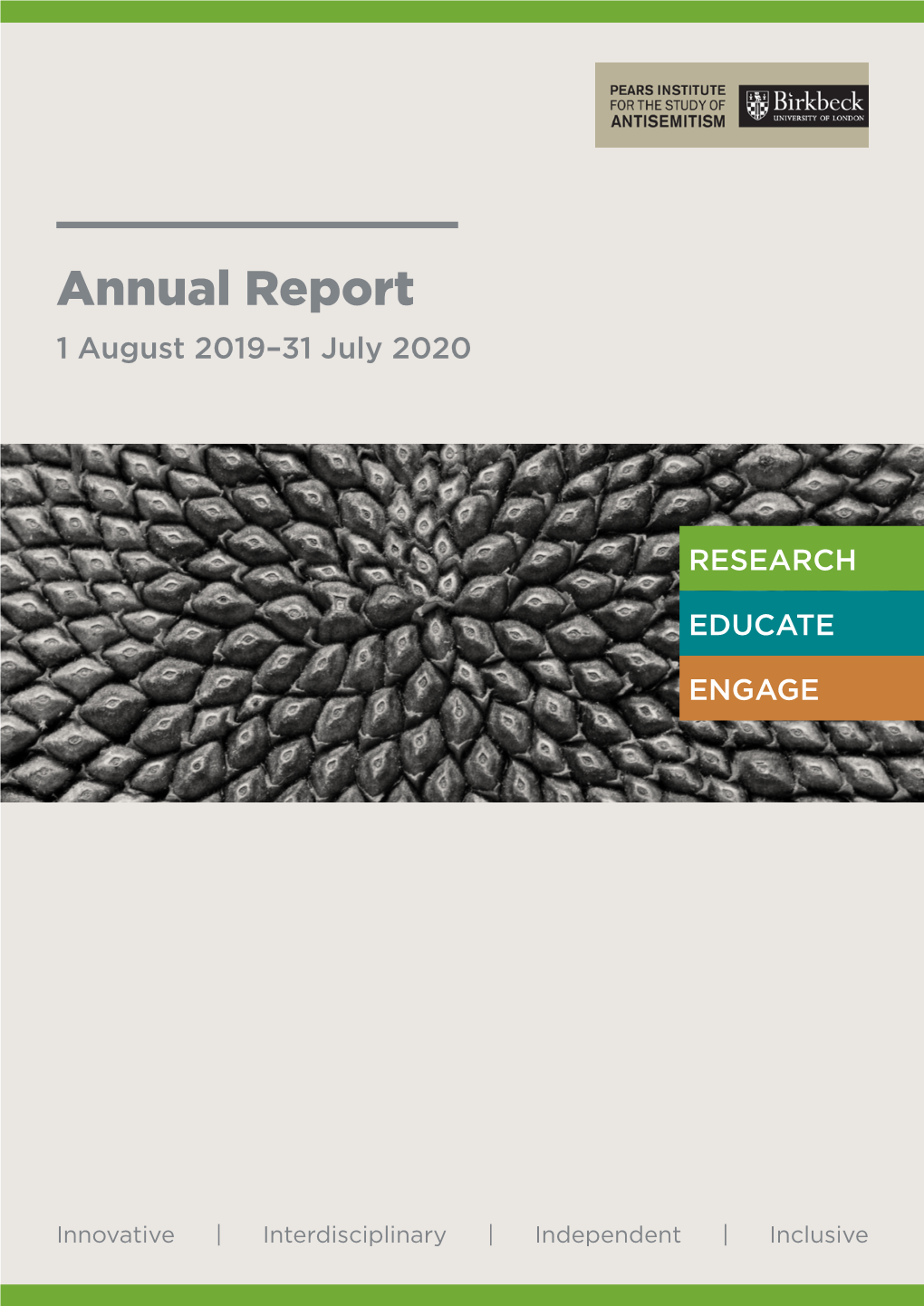 Annual Report 1 August 2019–31 July 2020