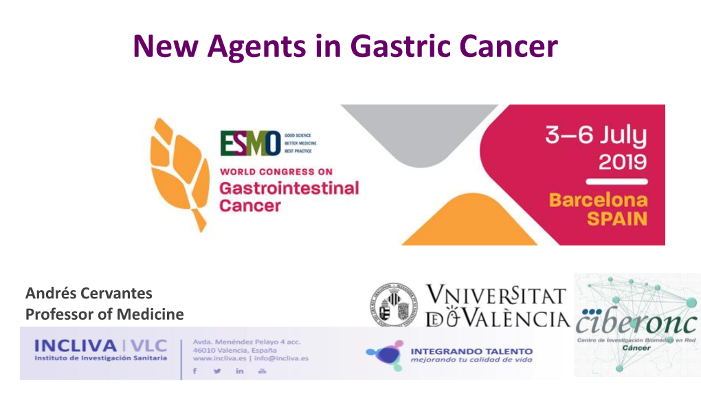 Novel Therapies for Advanced Gastric Cancer