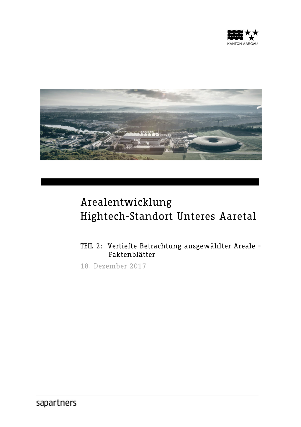Arealentwicklung Hightech-Standort Unteres Aaretal