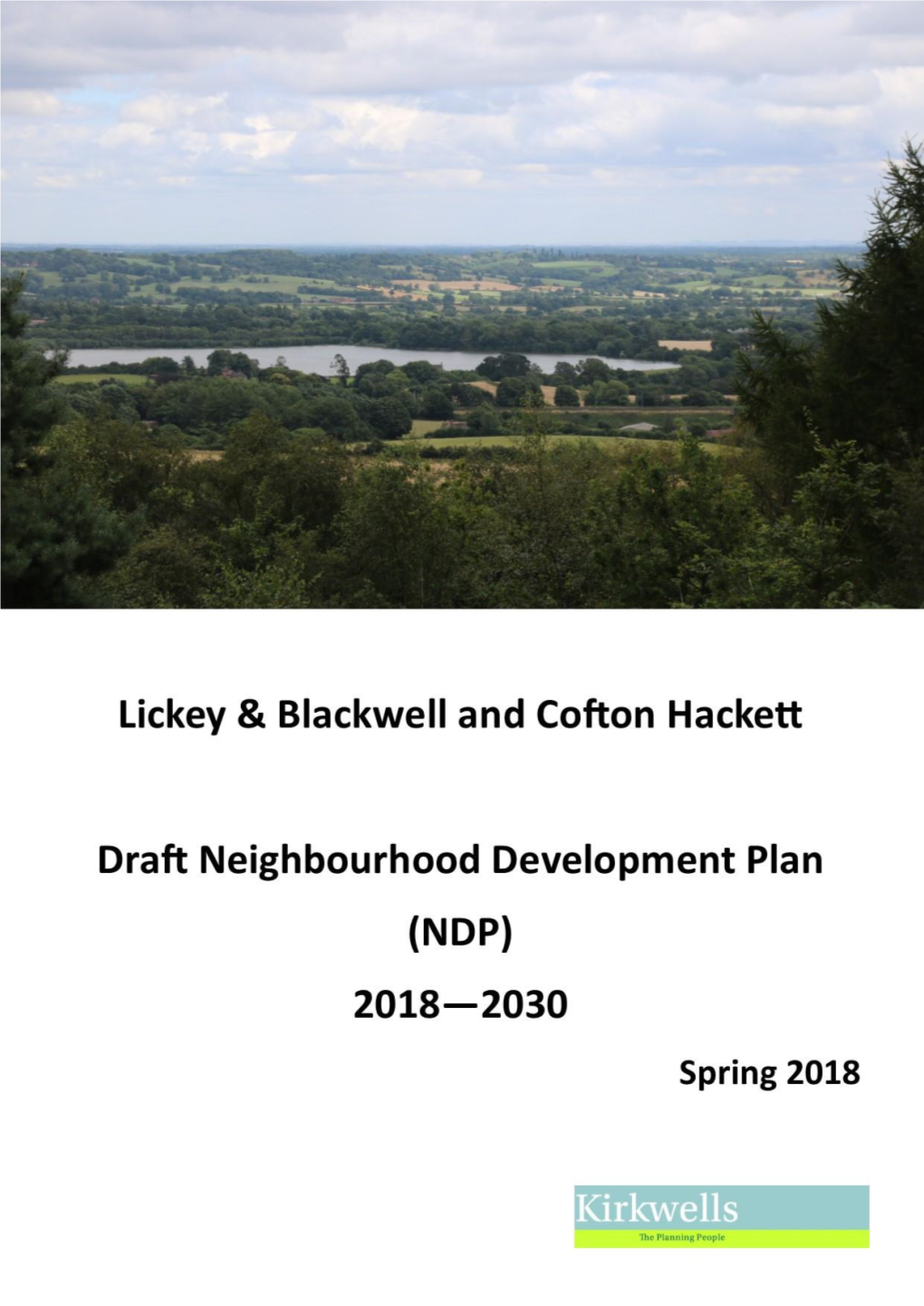 1 Lickey & Blackwell and Cofton Hacket Draft NDP Spring 2018