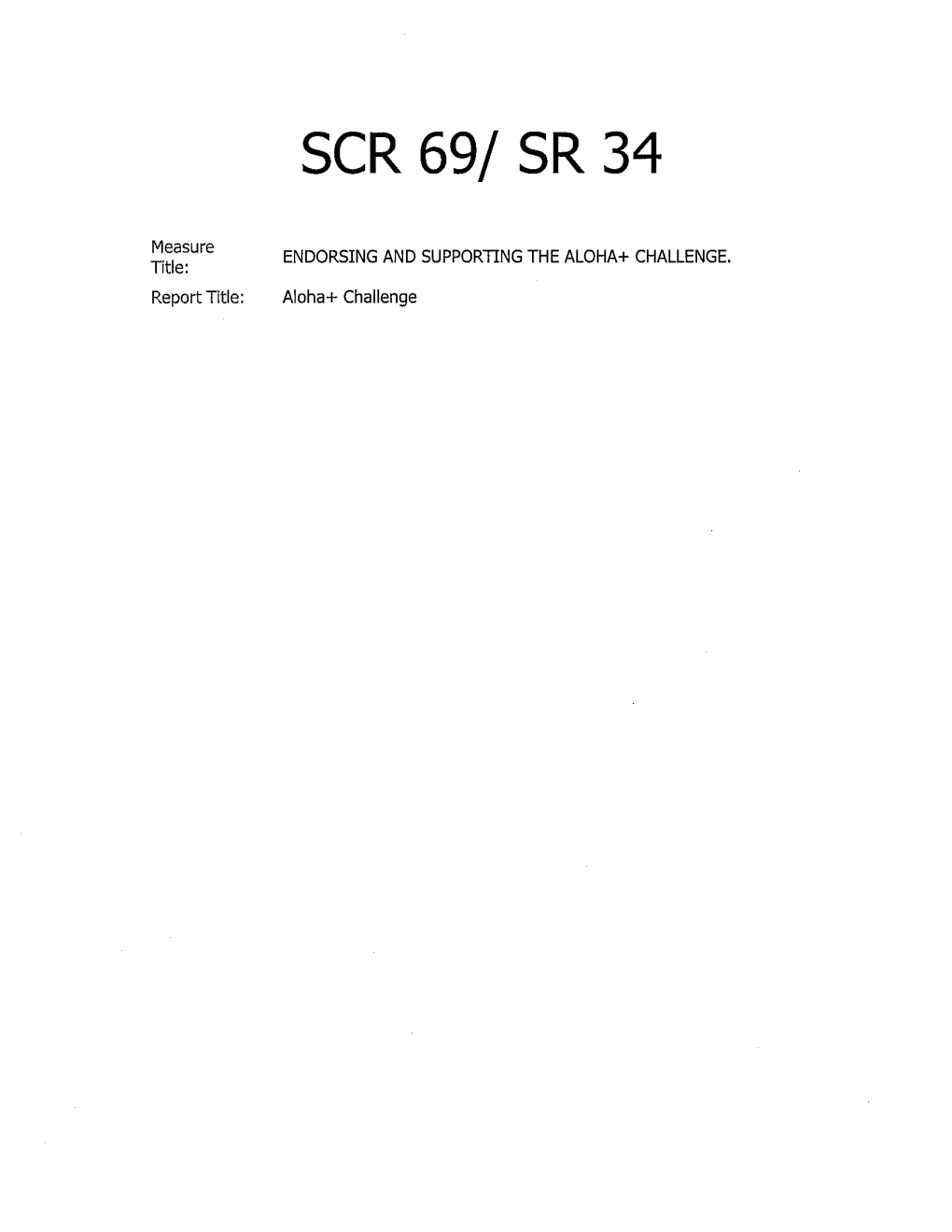 Scr 69/ Sr 34