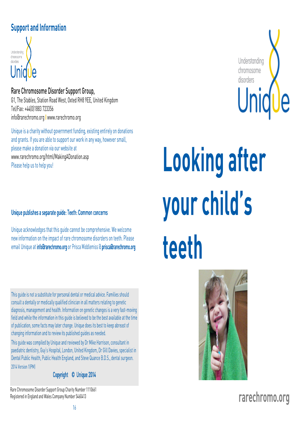 1A Looking After Your Child's Teeth FTNP