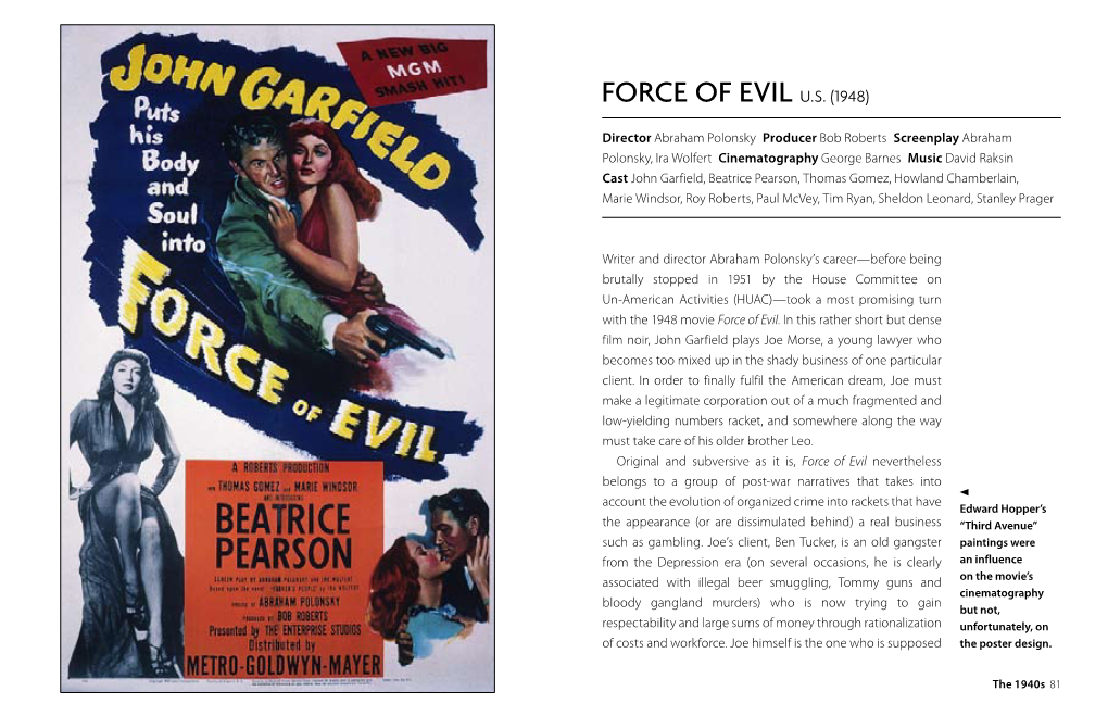 Force of Evil U.S. (1948)