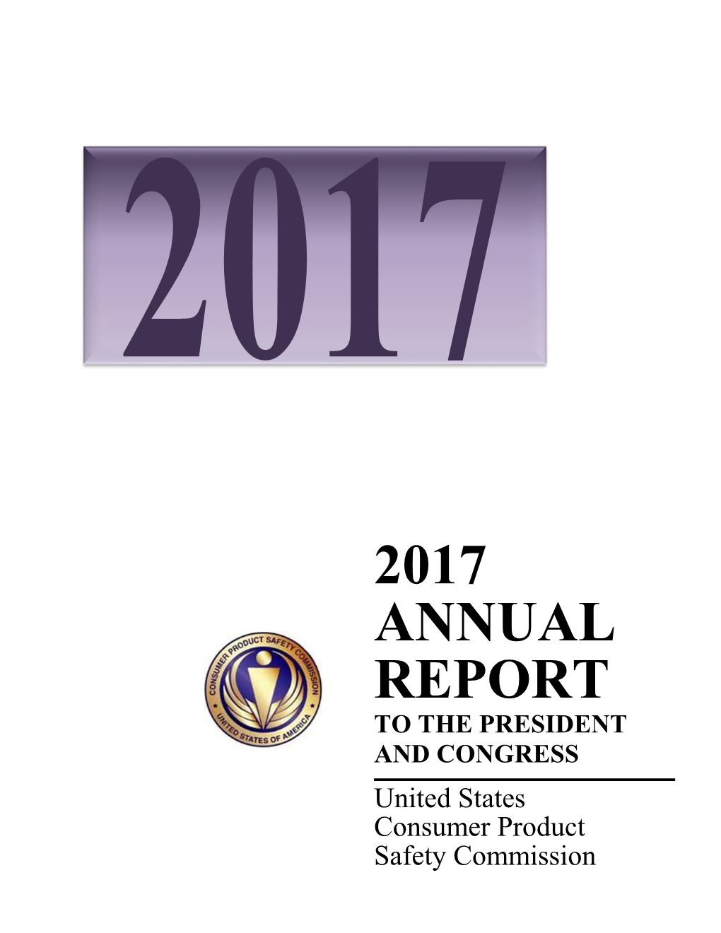 2017 Annual Report to the President and Congress