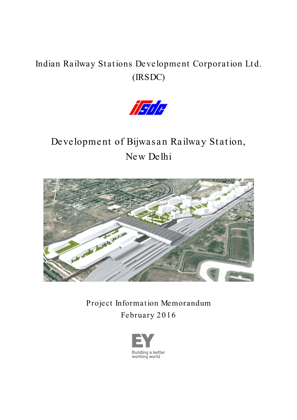 Development of Bijwasan Railway Station, New Delhi