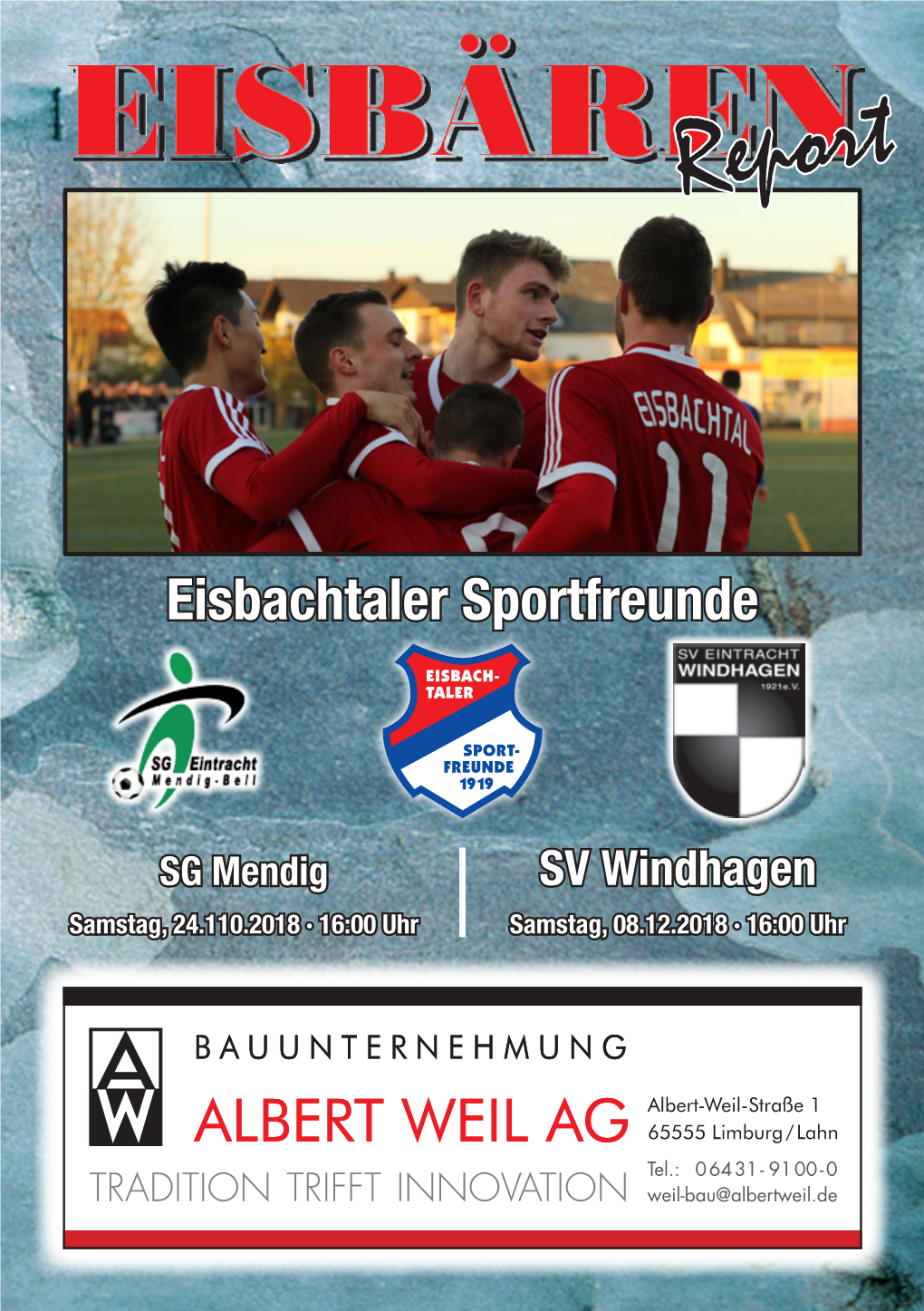 Eisbachtal, Stadionzeitung Ausgabe 5.Indd