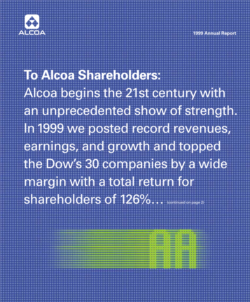 To Alcoa Shareholders