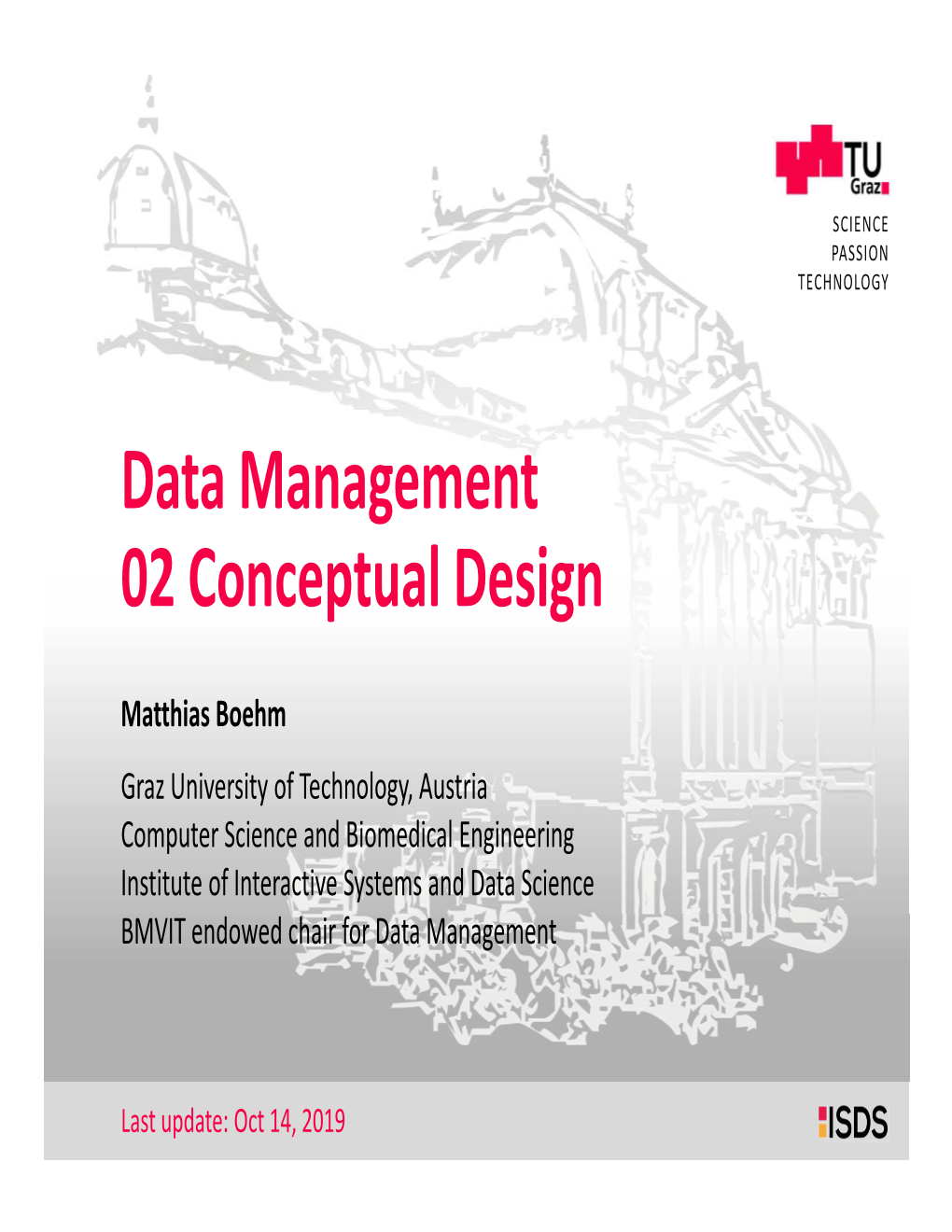 Data Management 02 Conceptual Design