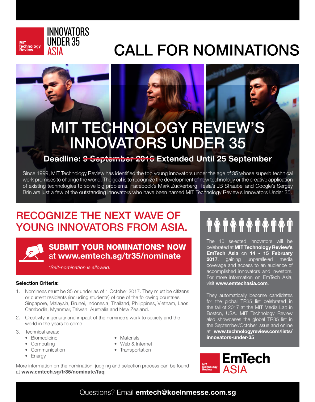 Mit Technology Review's Innovators Under 35