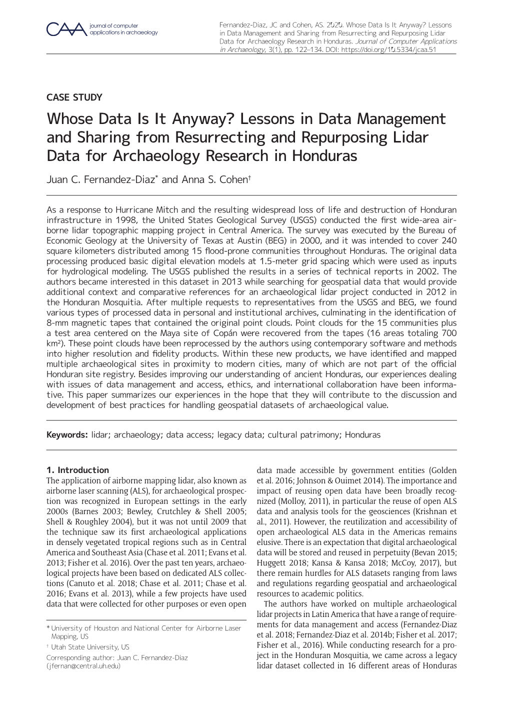 Whose Data Is It Anyway?