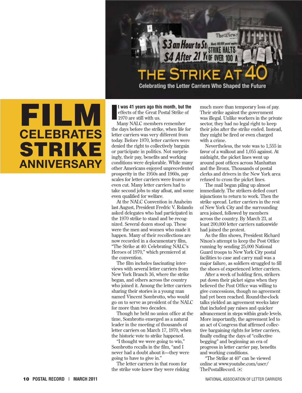 Film Celebrates Strike Anniversary