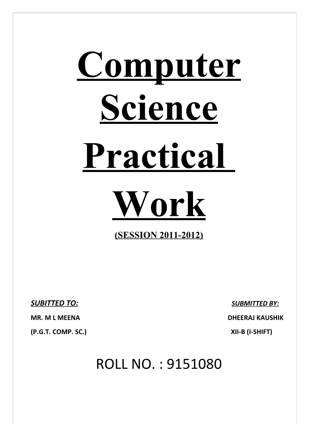 Computer Science