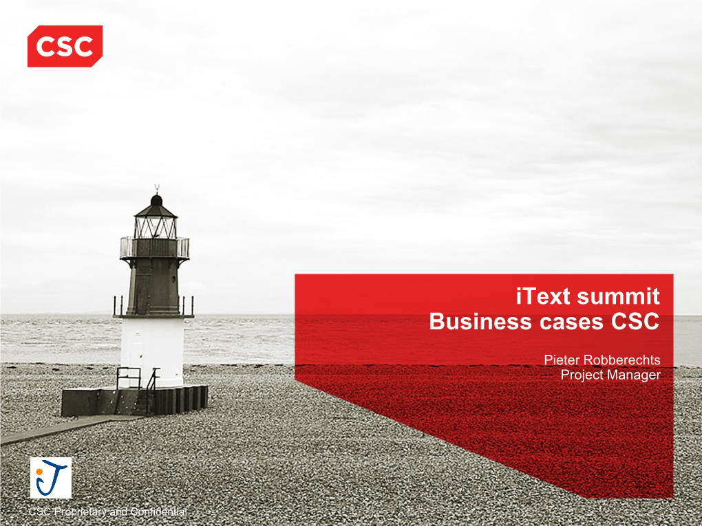 Itext Summit Business Cases CSC