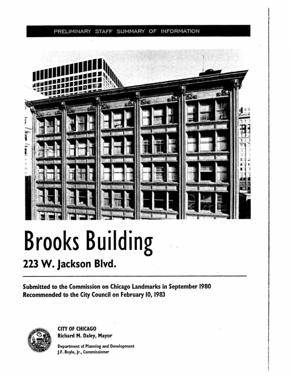 Brooks Building 223 W