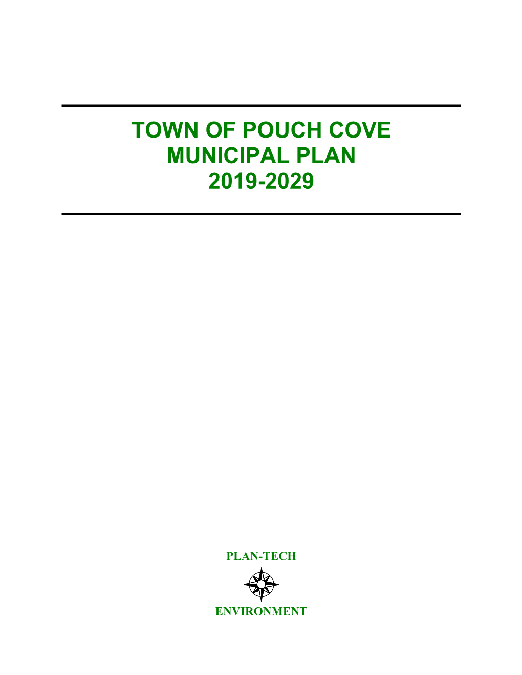 Town of Pouch Cove Municipal Plan 2019-2029