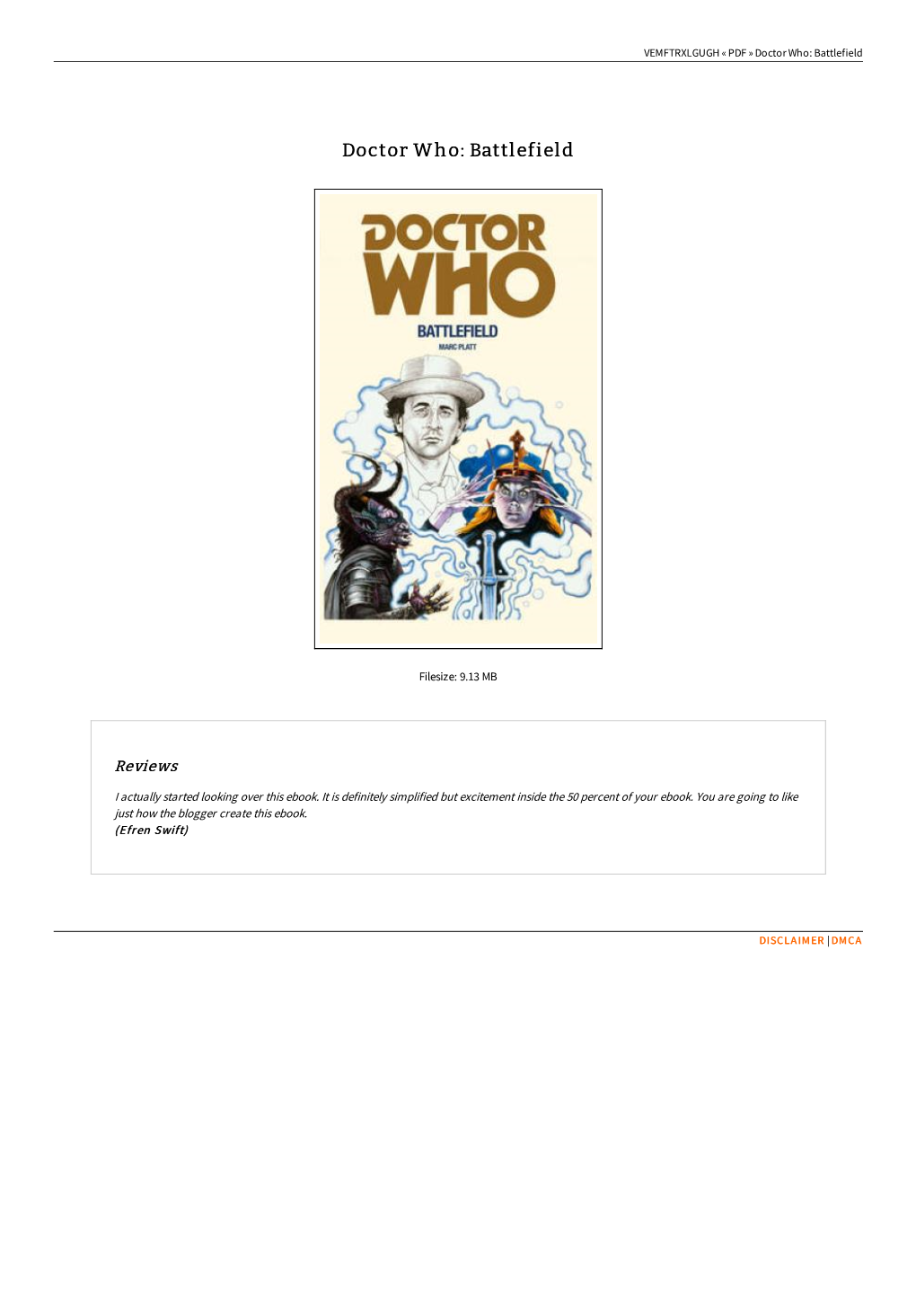 Download Book ^ Doctor Who: Battlefield > 4BX5RBETOCKH