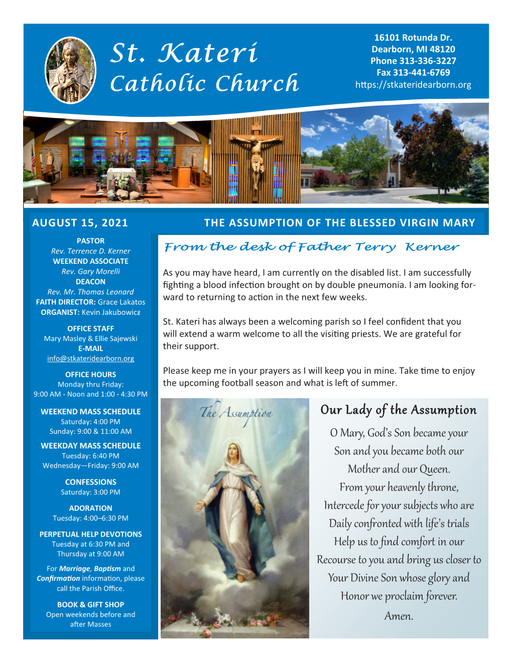 St Kateri Catholic Church – Dearborn, Michigan