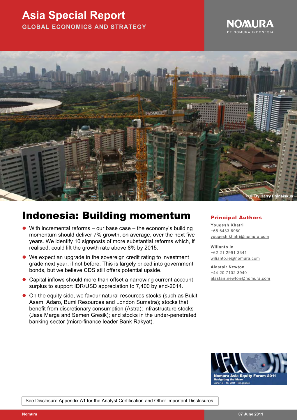 Asia Special Report GLOBAL ECONOMICS and STRATEGY