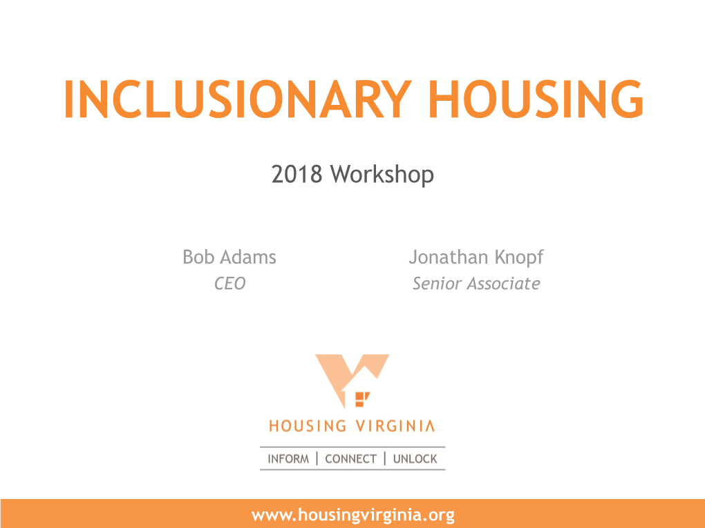 Inclusionary Housing