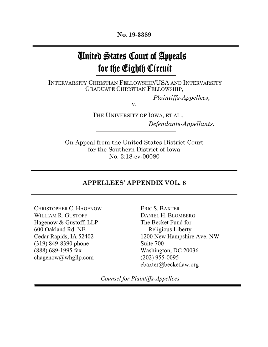 United States Court of Appeals for the Eighth Circuit