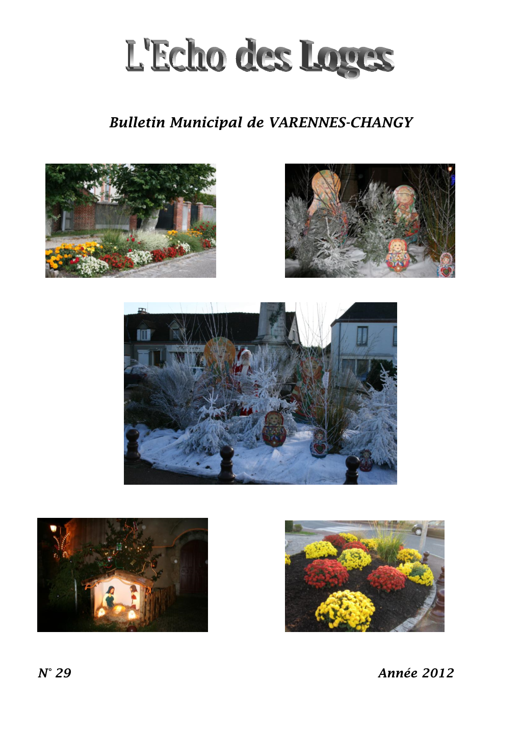 Bulletin Municipal De VARENNES-CHANGY