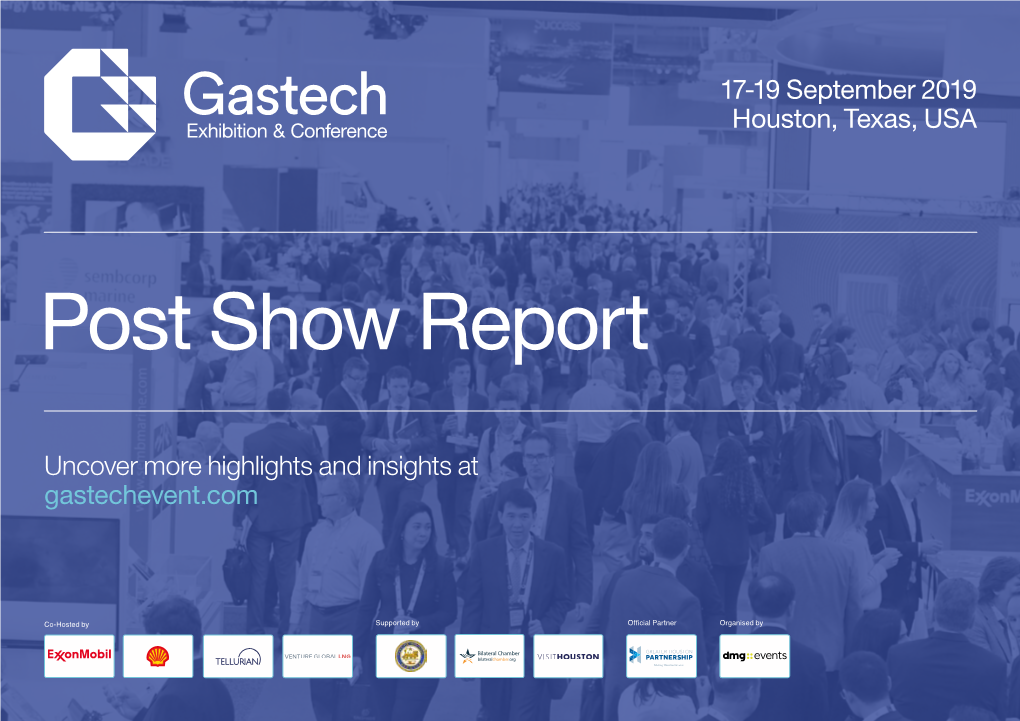 Gastech 2020 Post Show Report