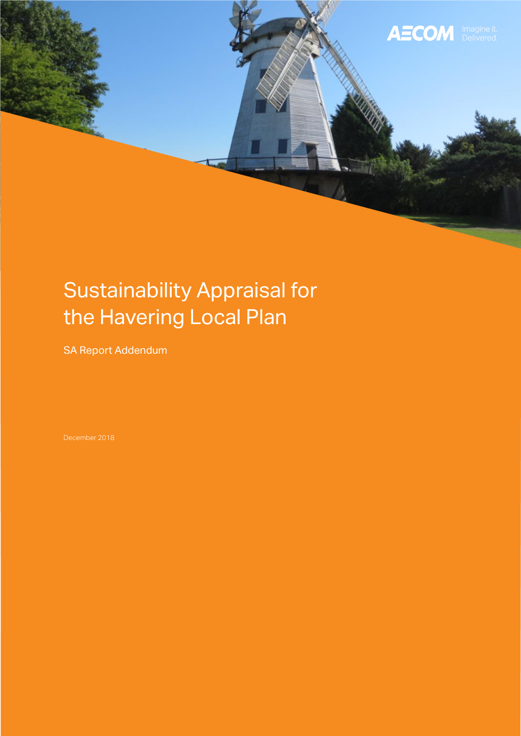 Report Sustainability Appraisal for the Havering Local Plan 2018-11-30