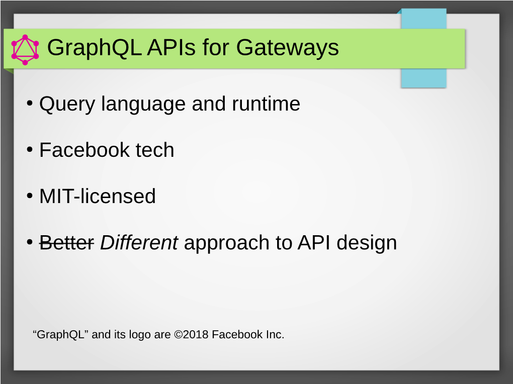 Graphql Apis for Gateways