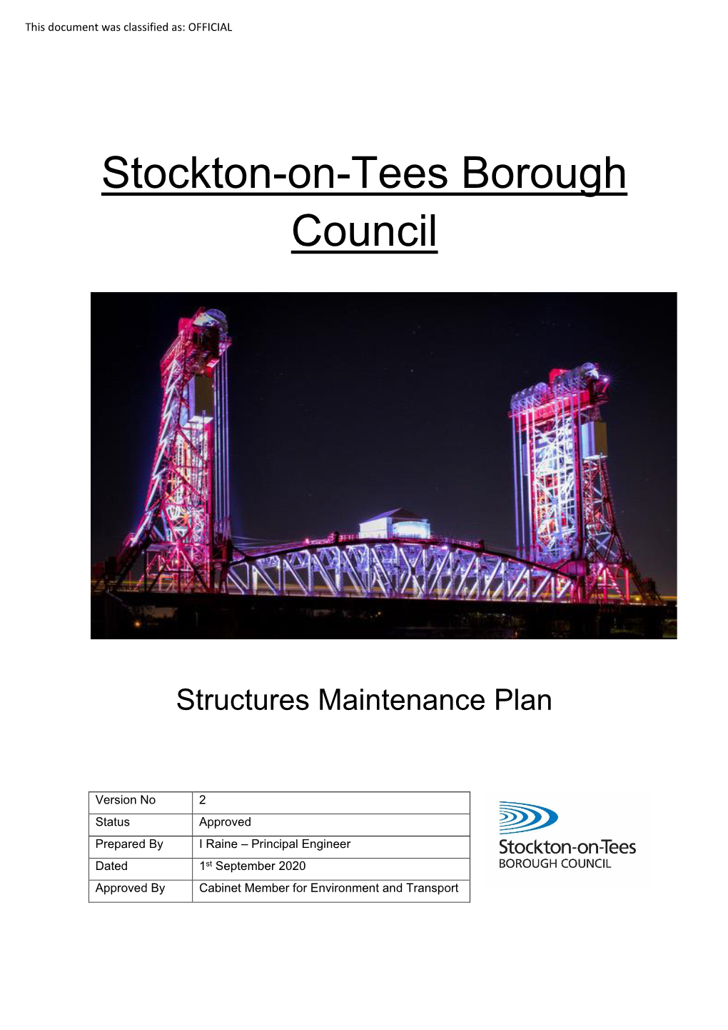 Structures Maintenance Plan
