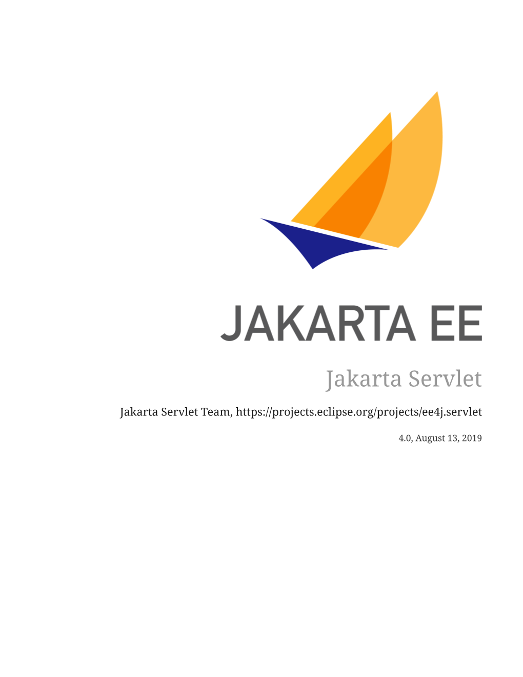 Jakarta Servlet 4.0 Specification Document