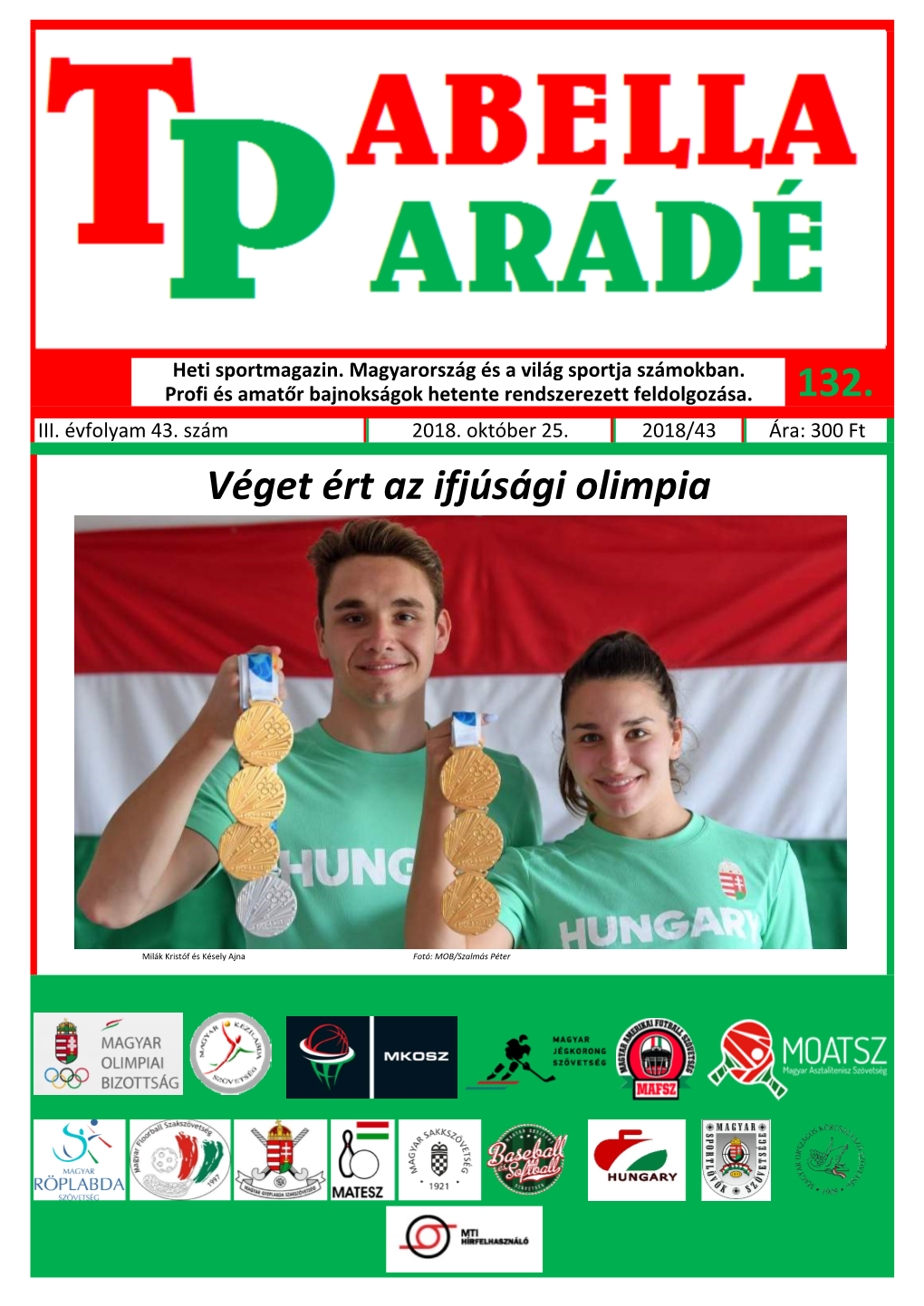 Tabellaparádé - Hetente Megjelenő Sportmagazin