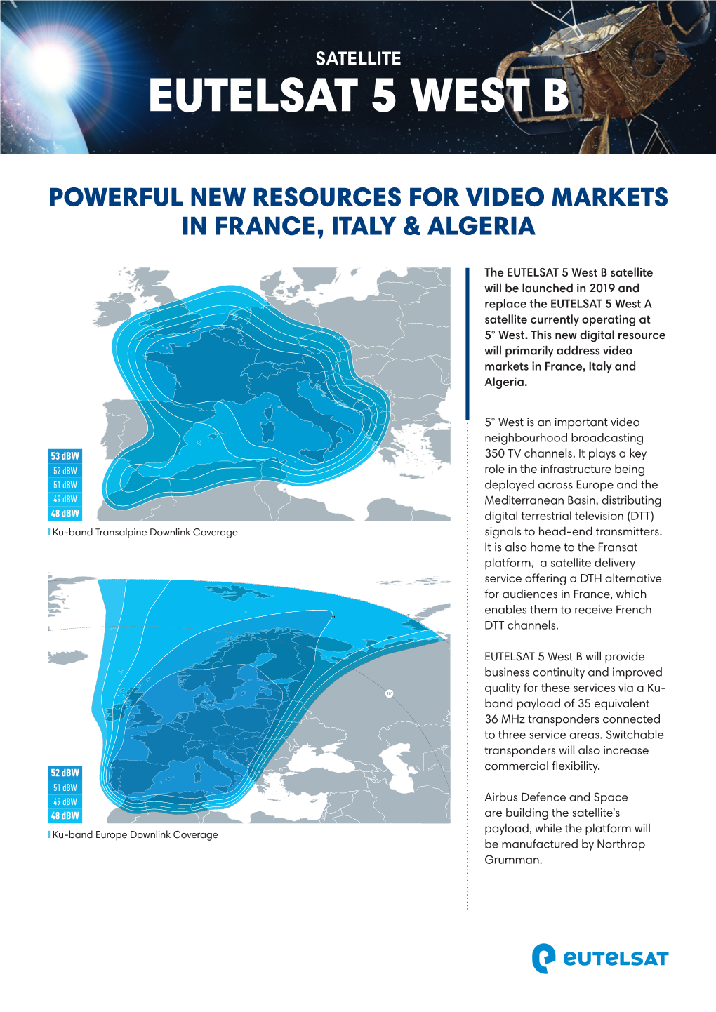 EUTELSAT 5 West B Datasheet