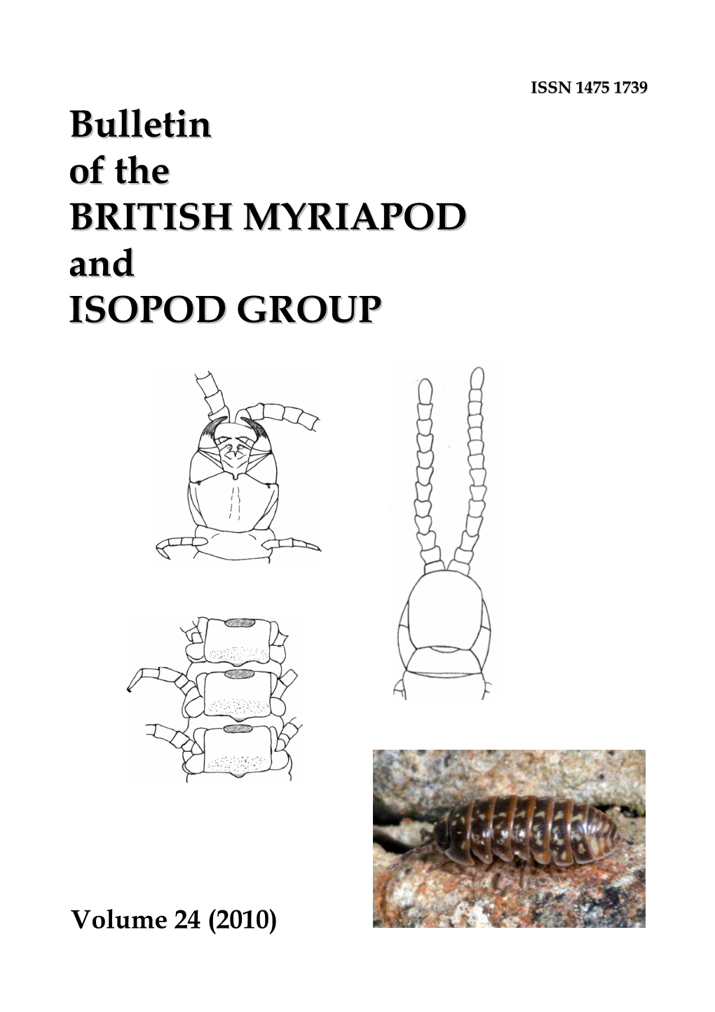 Bulletin of the British Myriapod and Isopod Group, 23: 9-12
