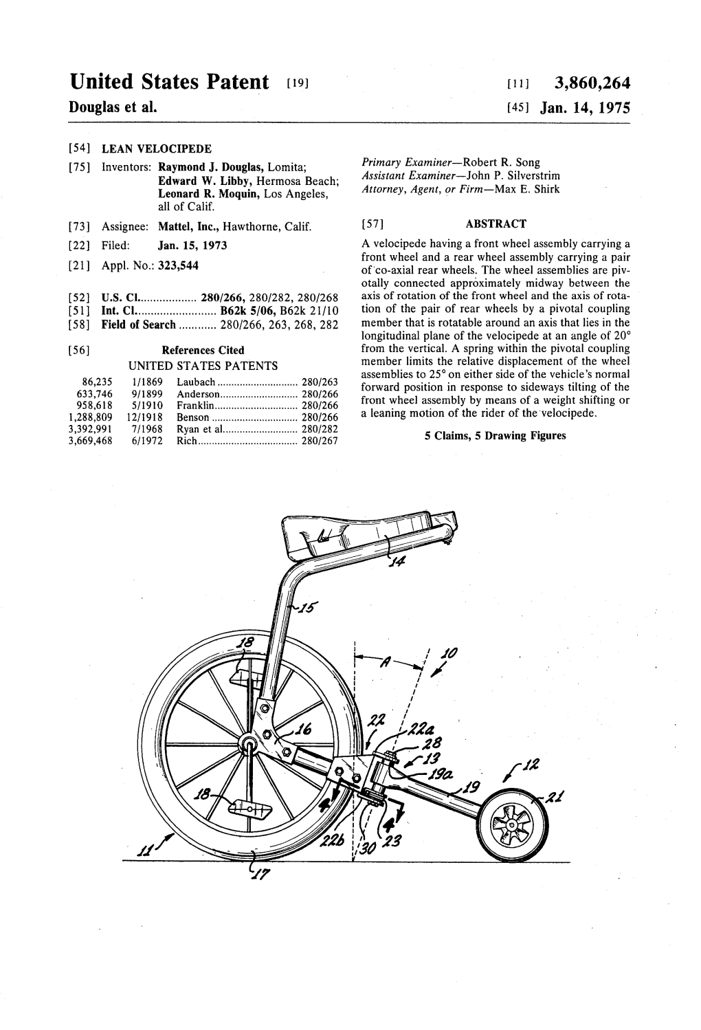 United States Patent [191 [111 3,860,264 Douglas Et Al