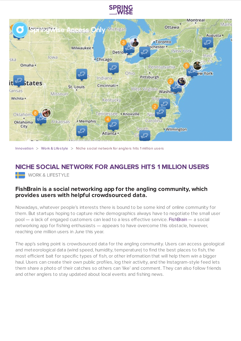 Niche Social Network for Anglers Hits 1 Million Users