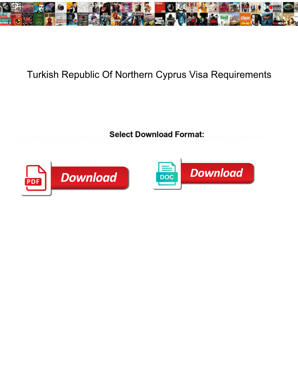 Turkish Republic of Northern Cyprus Visa Requirements