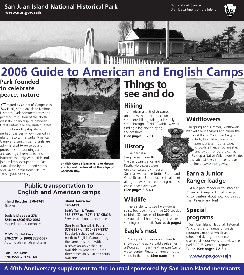 2006 Guide to American and English Camps