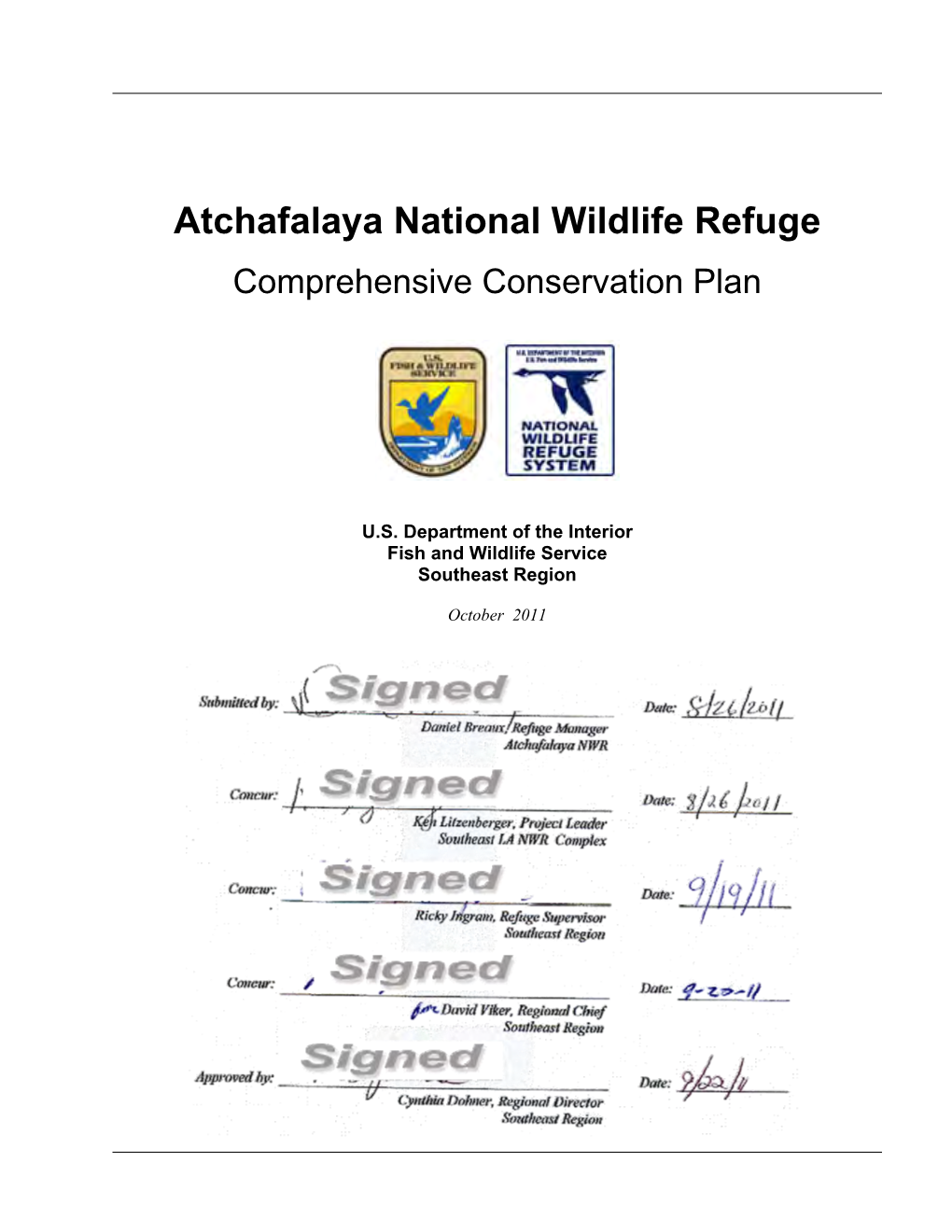 Atchafalaya National Wildlife Refuge