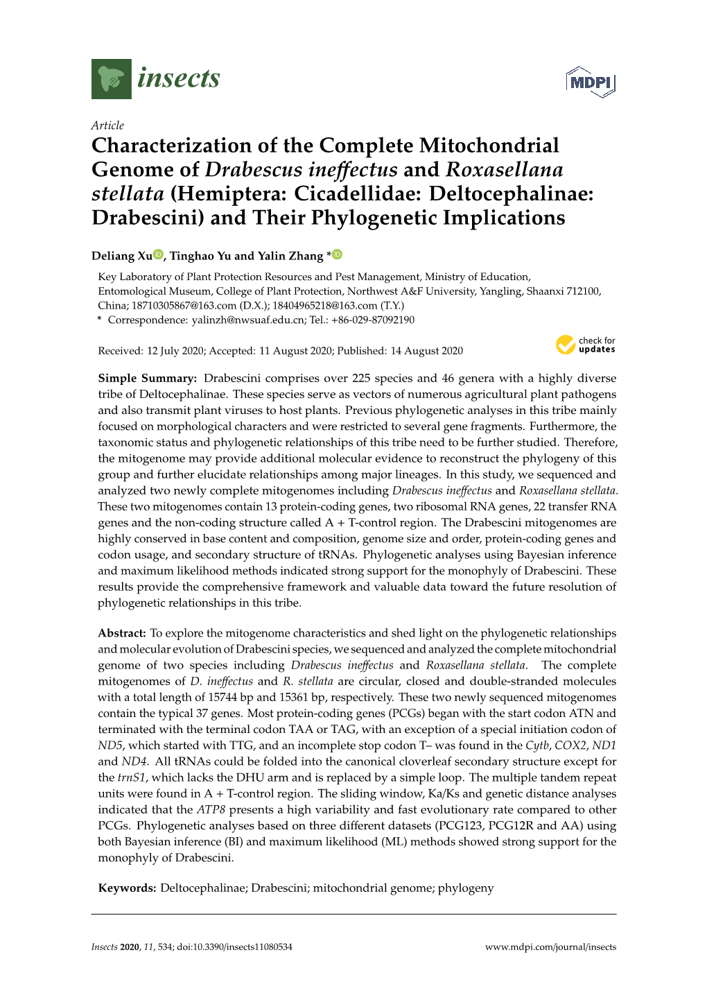 Characterization of the Complete Mitochondrial Genome Of