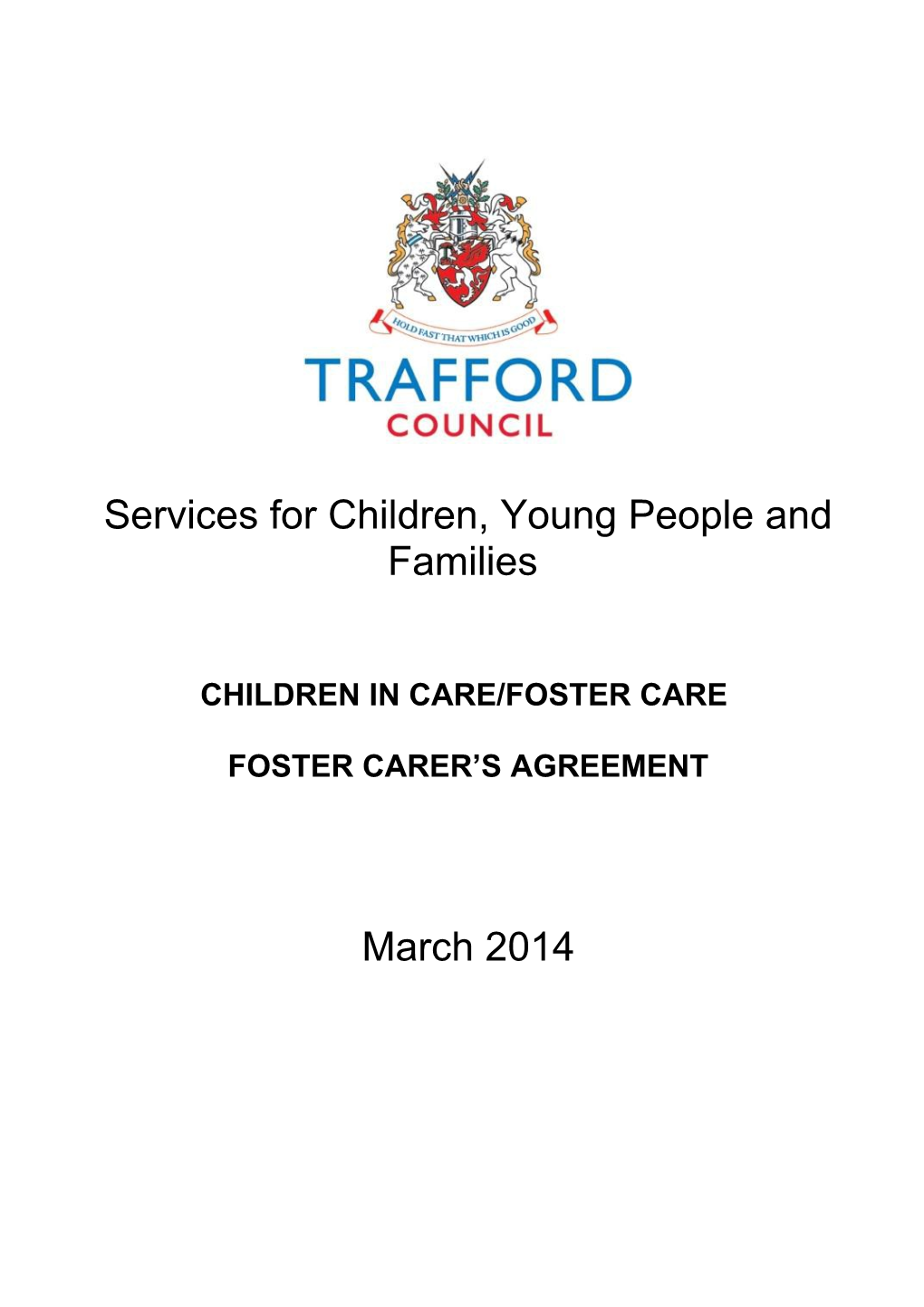 Foster Care Agreement